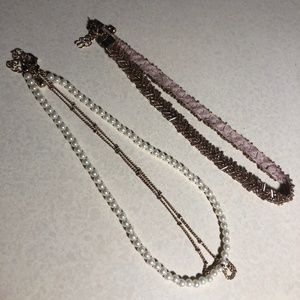 2 Chokers Never Worn